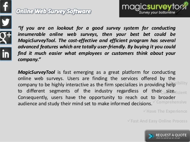 Benefit By Buying A Good Online Web Surveys Software - 